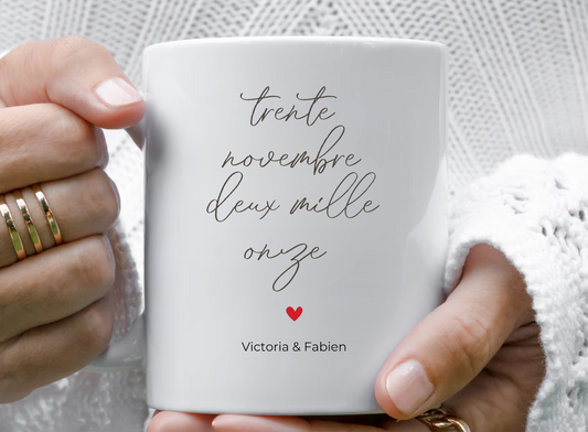 Mug "Save the Date"