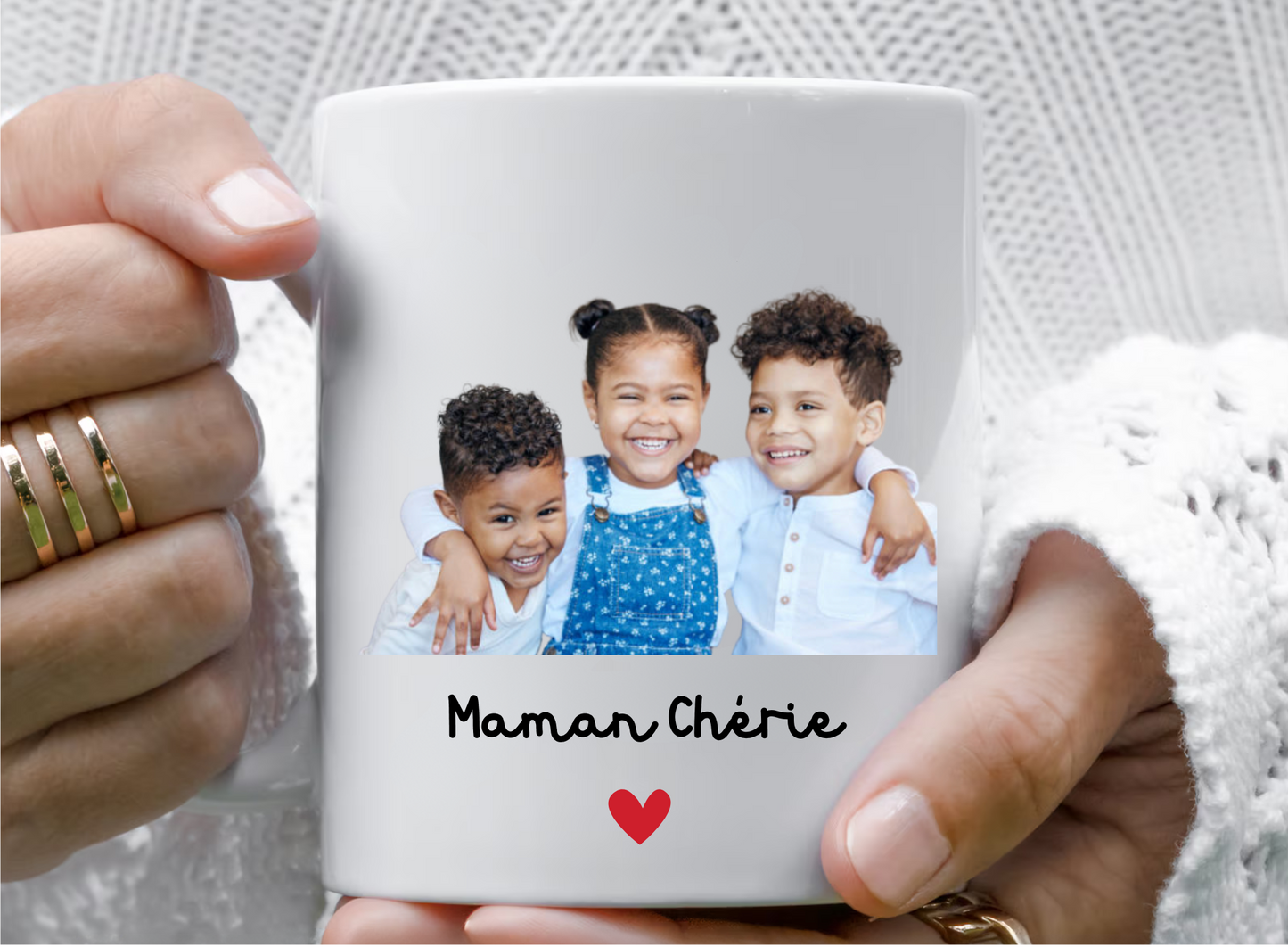 Mug " Maman Chérie+photo"