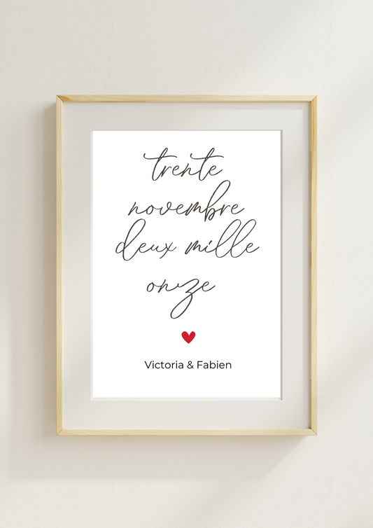 Affiche Save the Date