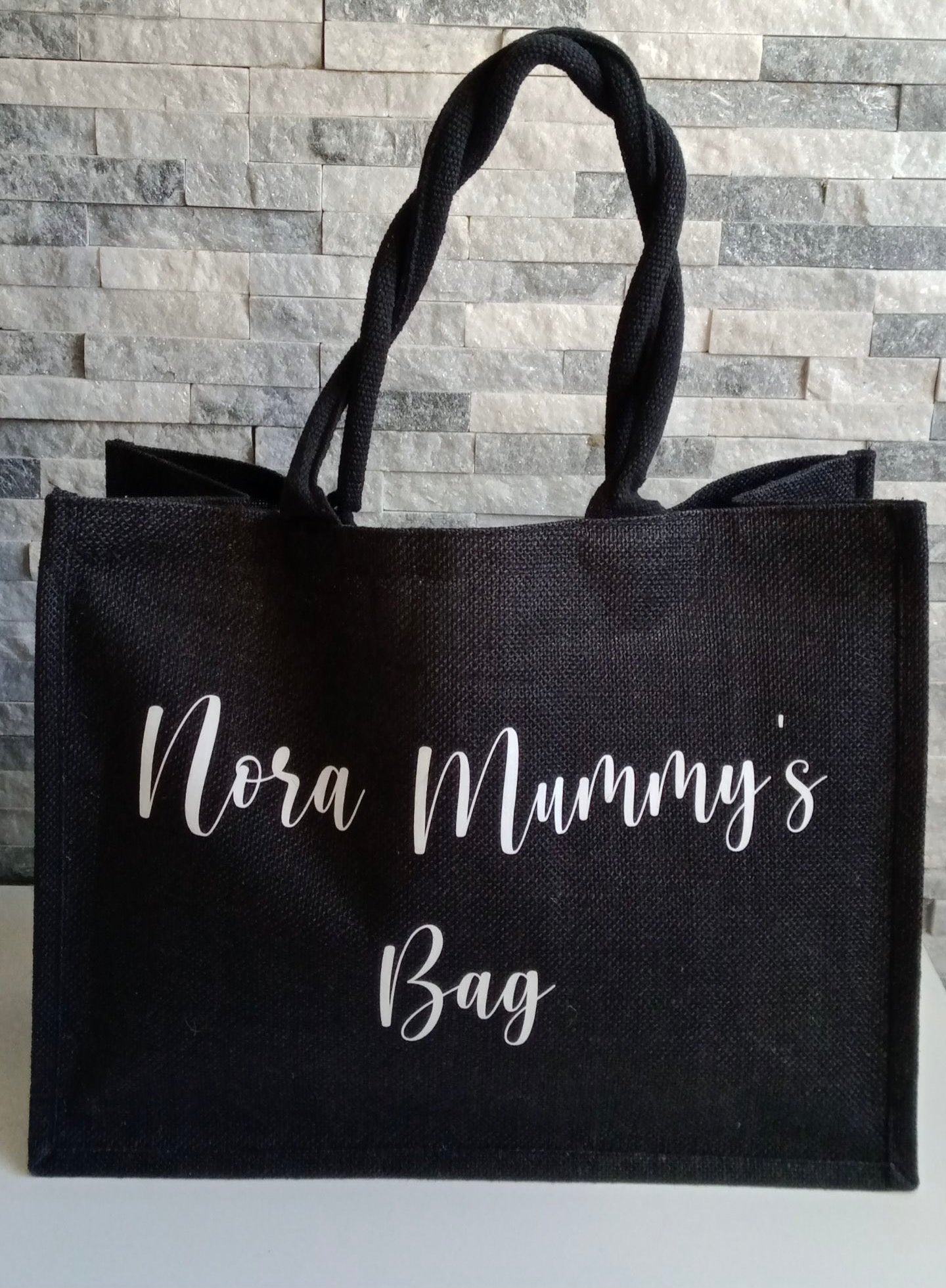 Sac en jute "...Mummy's Bag"