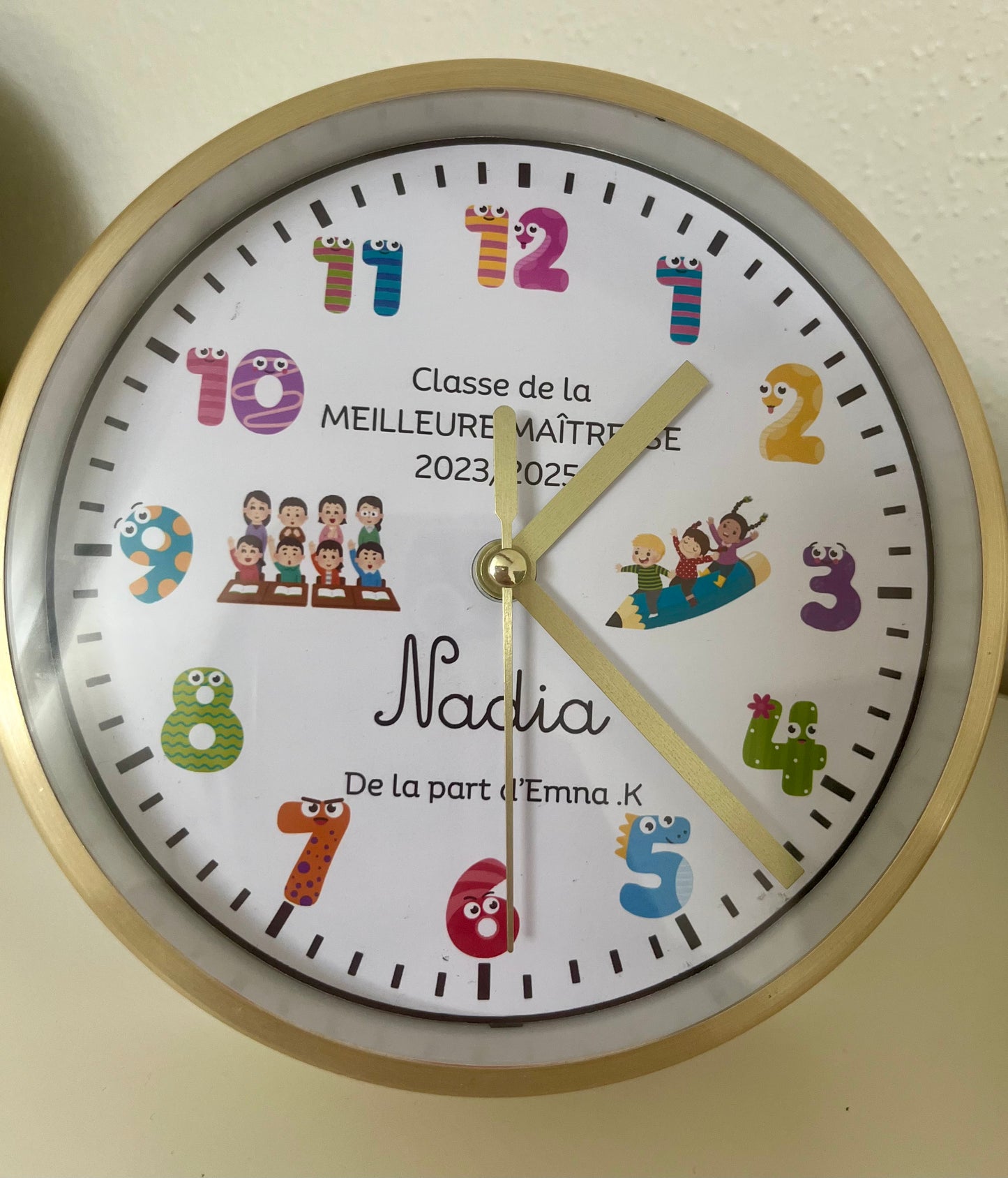 Horloge Maîtresse/Maître/Atsem