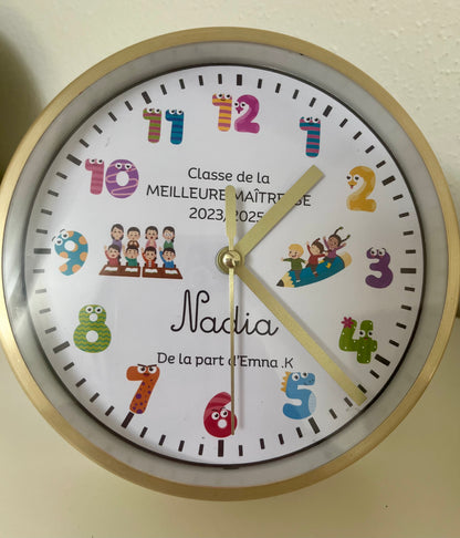 Horloge Maîtresse/Maître/Atsem
