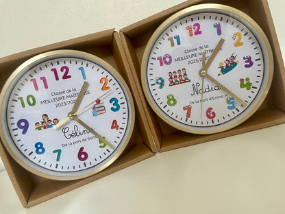 Horloge Maîtresse/Maître/Atsem